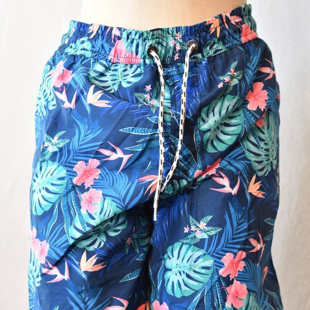 Snapper Rock Dark Tropical Swim Trunks - Size XL